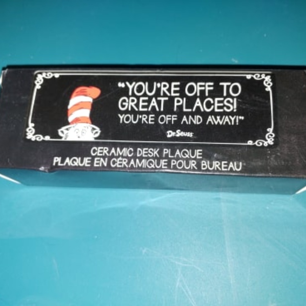 Dr. Seuss lover gift - Ceramic Desk Plaque